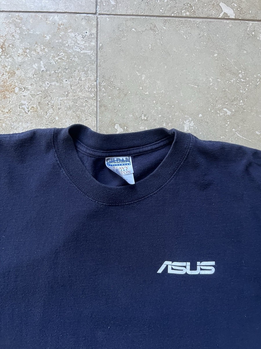 VTG Asus Computer Gaming Tech Blue Short Sleeve Graphic T Shirt Size XL View 4