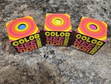 NeeDoh Color Change - Blue Pink Yellow LOT OF 3 GENUINE NEW SHIPS ASAP