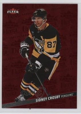 2025-26 Upper Deck Fleer Ultra Medallions Ruby Red 35/50 Sidney Crosby #M-8 uf7