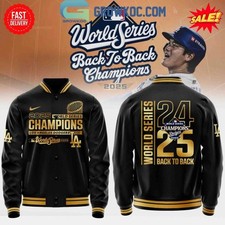 Los Angeles Dodger 2025 Back to Back World Series Champion Baseball Jacket