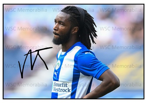 11196. Dion Rankine Signed Pictures A4 Prints Wigan Athletic Chelsea Exeter etc.
