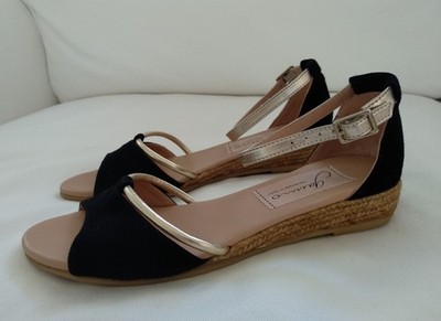 Sandalen Gr. 37 Leder Schuhe Handmade Gaimo neu NP. 110  Espadrilles Sandalette