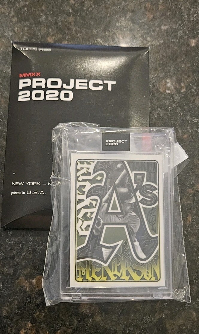 2020 Topps Project 2020 - 1980 Topps Mister Cartoon #153 Rickey Henderson