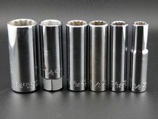 Craftsman 38 Drive Sae Deep Sockets Lot Made In The Usa