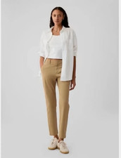Gap Women s Slim Ankle Pant Cotton Tan Size 12
