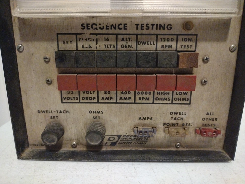 Analizador Diagnóstico Modelo AA-17 Peerless Instrument Co con Manual y Cables. A Foto 3 de 4