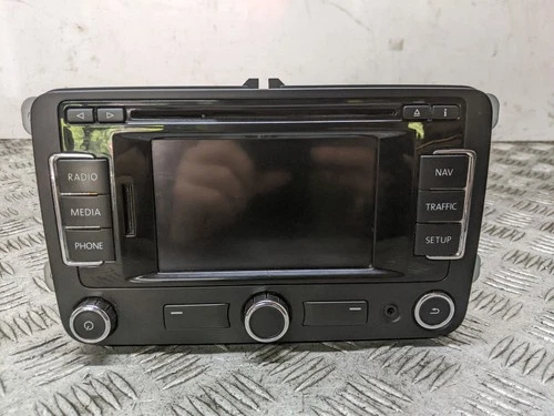Seat Toledo Tdi Mk4 2012-2015 Sat Nav Stereo Head Unit 6JA035192F