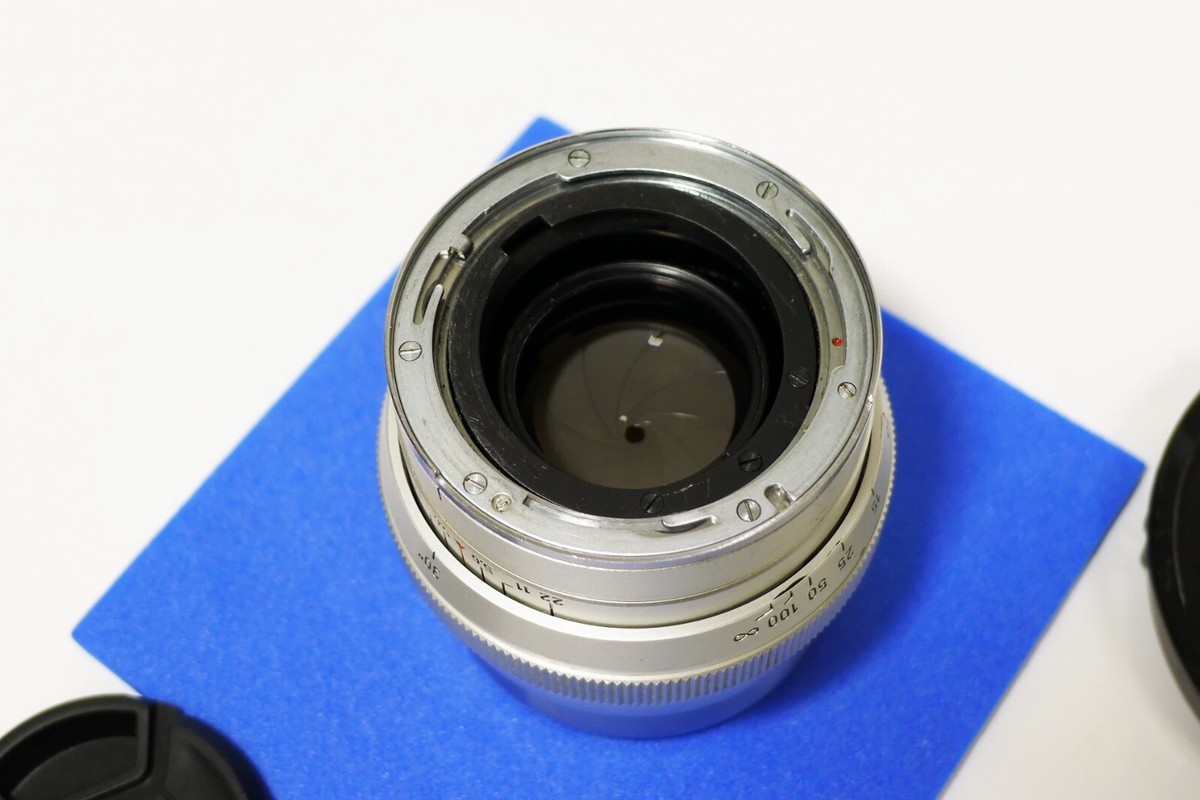 Contarex 85mm f2 Sonnar Chrome Portrait Lens w/Cap f/Film