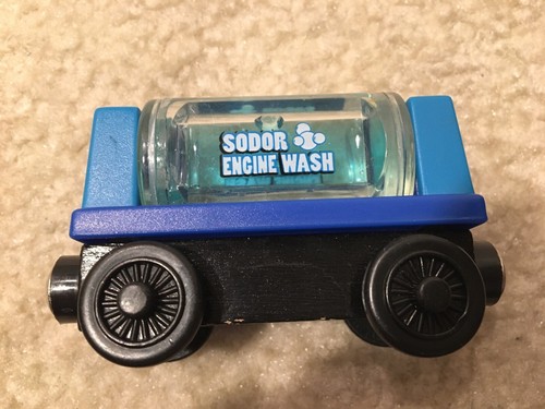 Thomas Friends Sodor Engine Wash Tanker Toy Vehicle Figure Wooden Railway Train - Bild 1 von 12