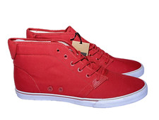 Gravis Footwear Para hombres 13 Bossa Nova Rojo SLYMZ Medio Alto Tenis Con Cordones Nuevo con Etiquetas