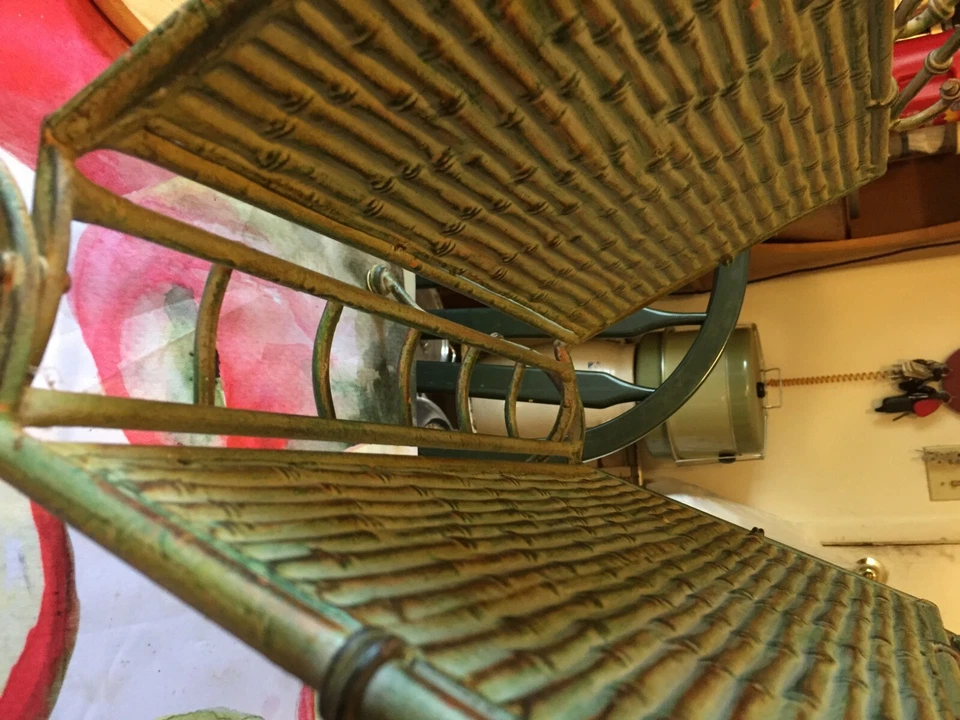 Vintage/ Antique Fold Up Fireplace Wood Holder or Magazine Rack - Image 4 of 4