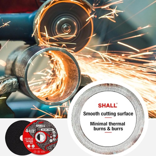 SHALL 50-Pack Cut Off Wheels 4 1/2 x 7/8 Inch,Angle Grinder Fast Cutting Disc - Picture 10 of 21