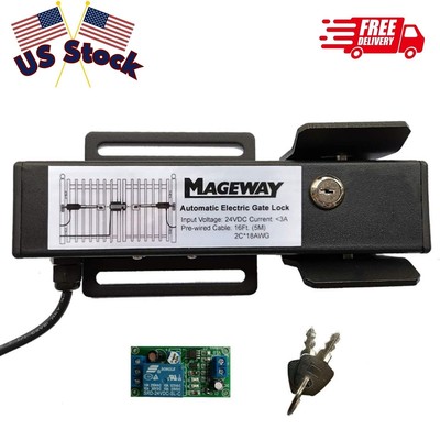 24VDC Heavy Duty Automatic Electric Gate Lock for Swing Gate Opener Gate Operato