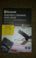 Bluetooth handsfree streaming audio car kit