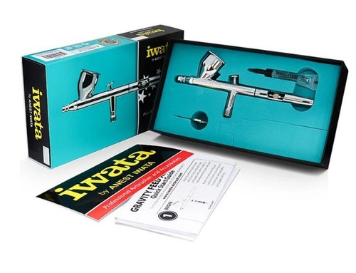 IWATA HP-CS AirBrush 0.35 mm cup 7.0 Made in Japan For Model Building - Picture 2 of 6