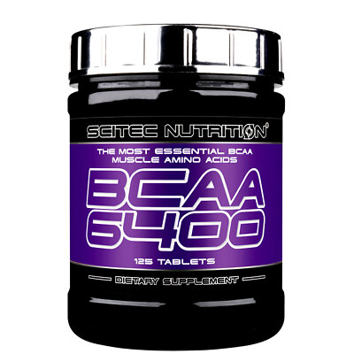 SCITEC NUTRITION  BCAA 6400  | Muskelaufbau Muskelregeneration| 125 TAB