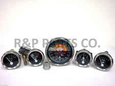Tachometer Oil Fuel Temp Amp Gauge Package Set for International IH Farmall 340 