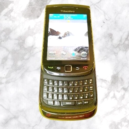 🔥 BLACKBERRY TORCH 9800 SLIDER QWERTY TOUCH UNLOCKED CELL PHONE BELL ROGERS 🔥 - Image 2 of 4