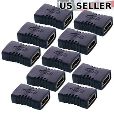 10 x HDMI Female To Female Extender Adapter Coupler Connector Fit HDTV 1080P 4K