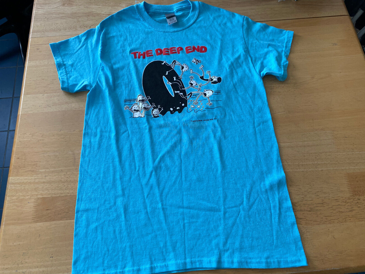 Diary of a Wimpy Kid The Deep End Graphics Blue Tshirt Unisex Sz S
