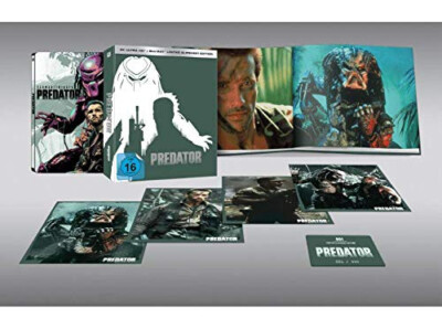 Predator 2 Disk 4K Ultra HD Full Slip Limited Steelbook Edition NEU OVP