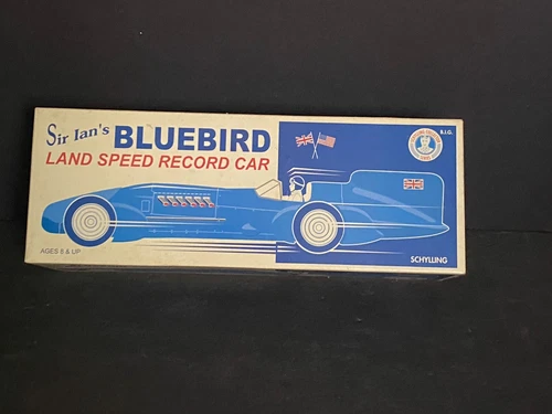 SCHYLLING Sir Ian's Land Speed Record Car Bluebird Wind Up Tin Collector Car NIB