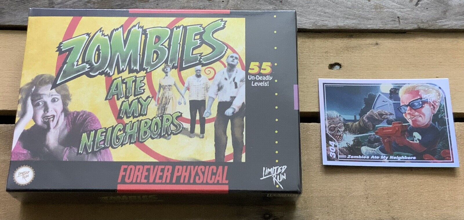 Limited Run ZOMBIES ATE MY NEIGHBORS (SNES) Standard Grey Classic