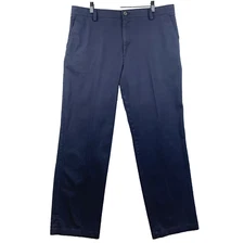 DOCKERS' Chino Pants Men's Sz 36 x 32 Navy Classic Preppy Heritage Church Office