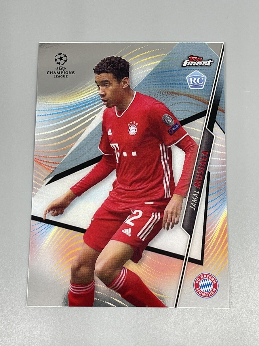Jamal Musiala 2020-21 Topps Finest Champions League ⚽️ Rookie RC