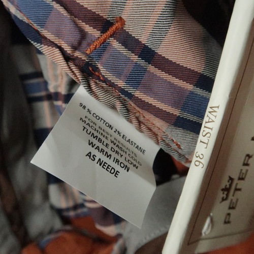 Peter Millar Pants Men 36x35 Orange Crown Vintage Five Pocket Canvas Trouser NWT - 第 7/12 張圖片