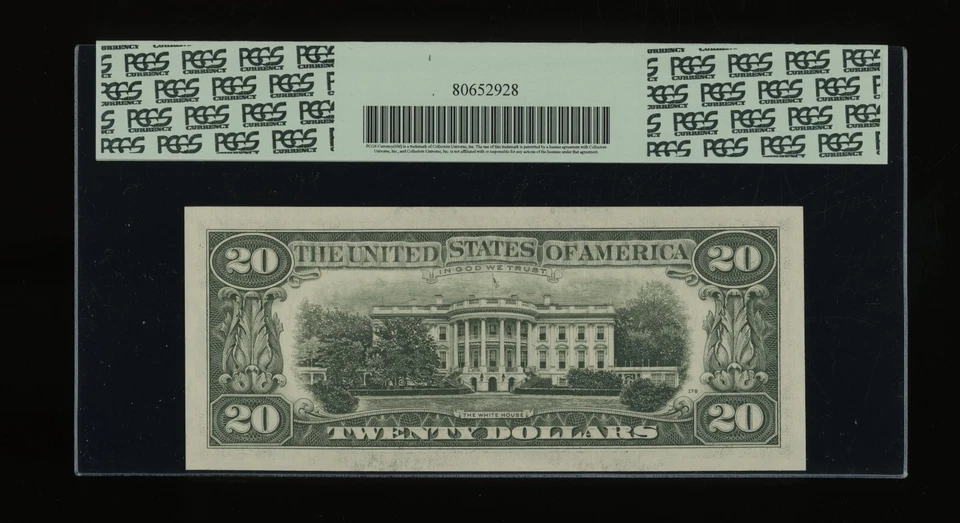 DBR 1981-A $20 FRN Dallas Gem Fr. 2074-K PCGS 66 PPQ Serial K74390170A - Image 2 of 2