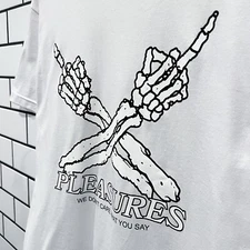 PLEASURES DONT CARE T-SHIRT WHITE