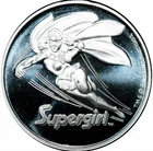 1983 1 Ozt AMC Supergirl .999 Fine Silver Round