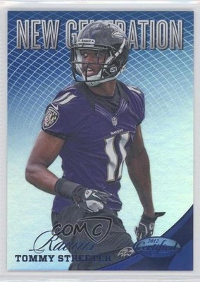 2012 Certified New Generation Mirror Blue /100 Tommy Streeter #308 Rookie RC 0j6