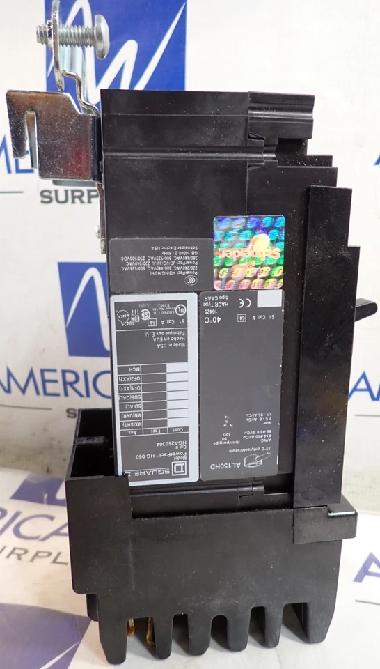 Square D PowerPact I Line Breaker HGA260304 2 pole 30 Amp 35kA @ 480VAC - TESTED - Image 3 of 4