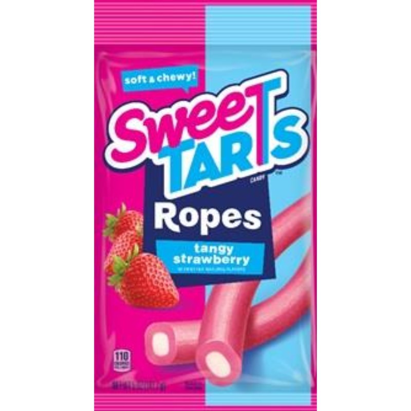 12x Sweetarts Ropes Tangy Strawberry Candy Bag Bulk Snack Treats Fresh 5oz 10490₽