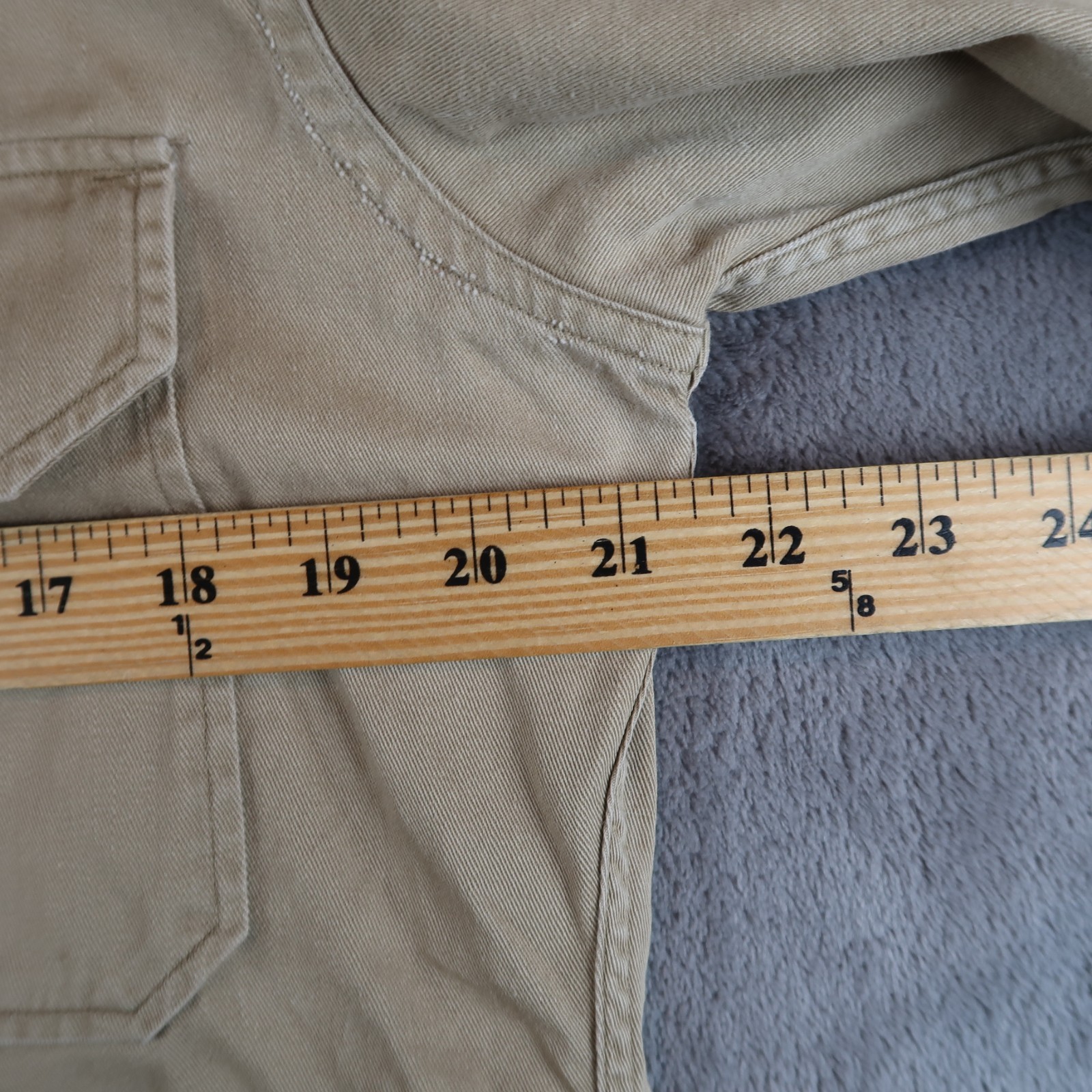 Vintage 1940s WW 2 Mens Regulation Military Shirt… - image 5