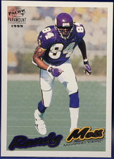 1999 Pacific Paramount Randy Moss #134 Minnesota Vikings HOF 2nd Year