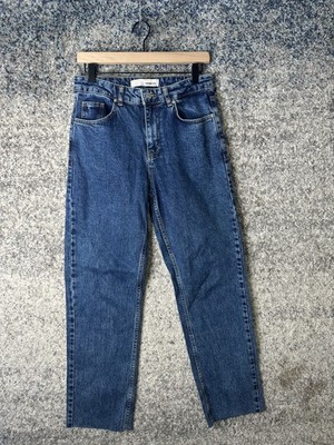 Tenets Jeans Mens 29x32 Blue Denim Straight Leg Raw Hem High Rise Classic Pants