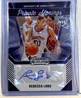REBECCA LOBO 2024-25 Panini NIL Private Signing Cracked Ice White UConn AUTO /50