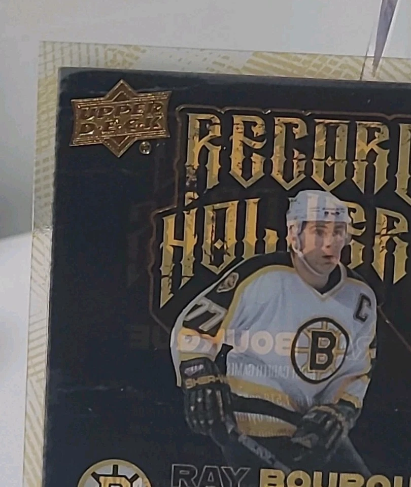 2023-24 BRUINS CENTENNIAL RECORD HOLDERS ACETATE CLEAR CUT RAY BOURQUE #121 - Image 2 of 4