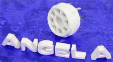 8 Pin PC Mount Ceramic Octal Tube Socket For EL34, 6L6GC, KT88, KT66 GZ34 #80177