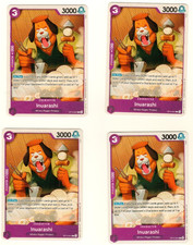 Set Of 4 Inuarashi OP13-061 Common One Piece Trading Card