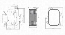 Motoröl Ölkühler Für AUDI A1 SEAT Alhambra SKODA Kamiq VW Cc 09-24 03N117021
