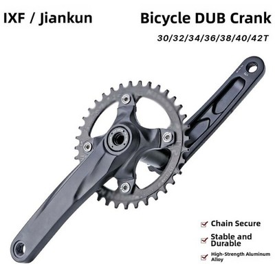 Fahrrad Kurbelgarnitur mit 160mm Q Factor 104BCD 32 36T für 29mm Innenlager