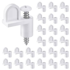 24 Pack 3/8 in Nylon Window Screen Clip with Screws Offset Window Clips for F...