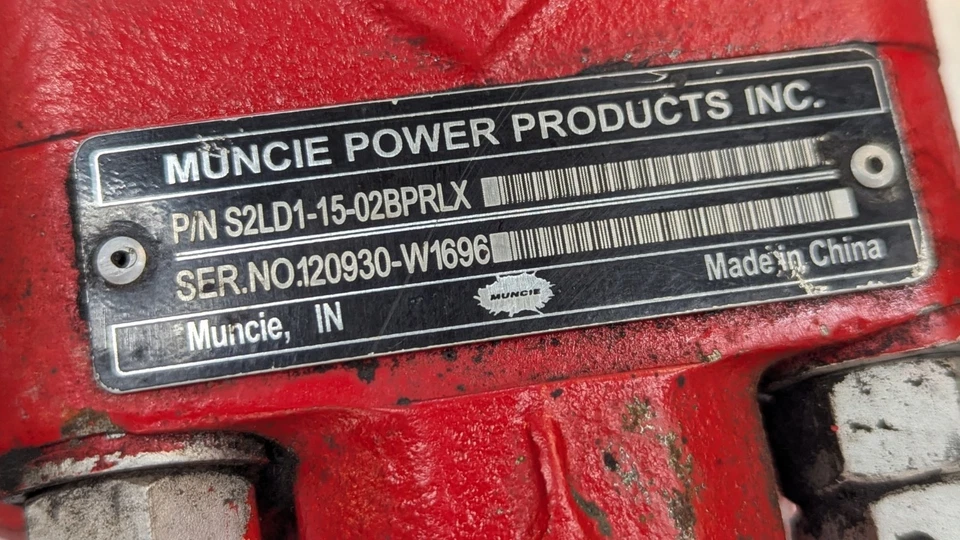 S2LD1-15-02BPRLX Muncie Air Controlled 3 Line Dump Hoist Pump S-Series 15 GPM - Image 3 of 4