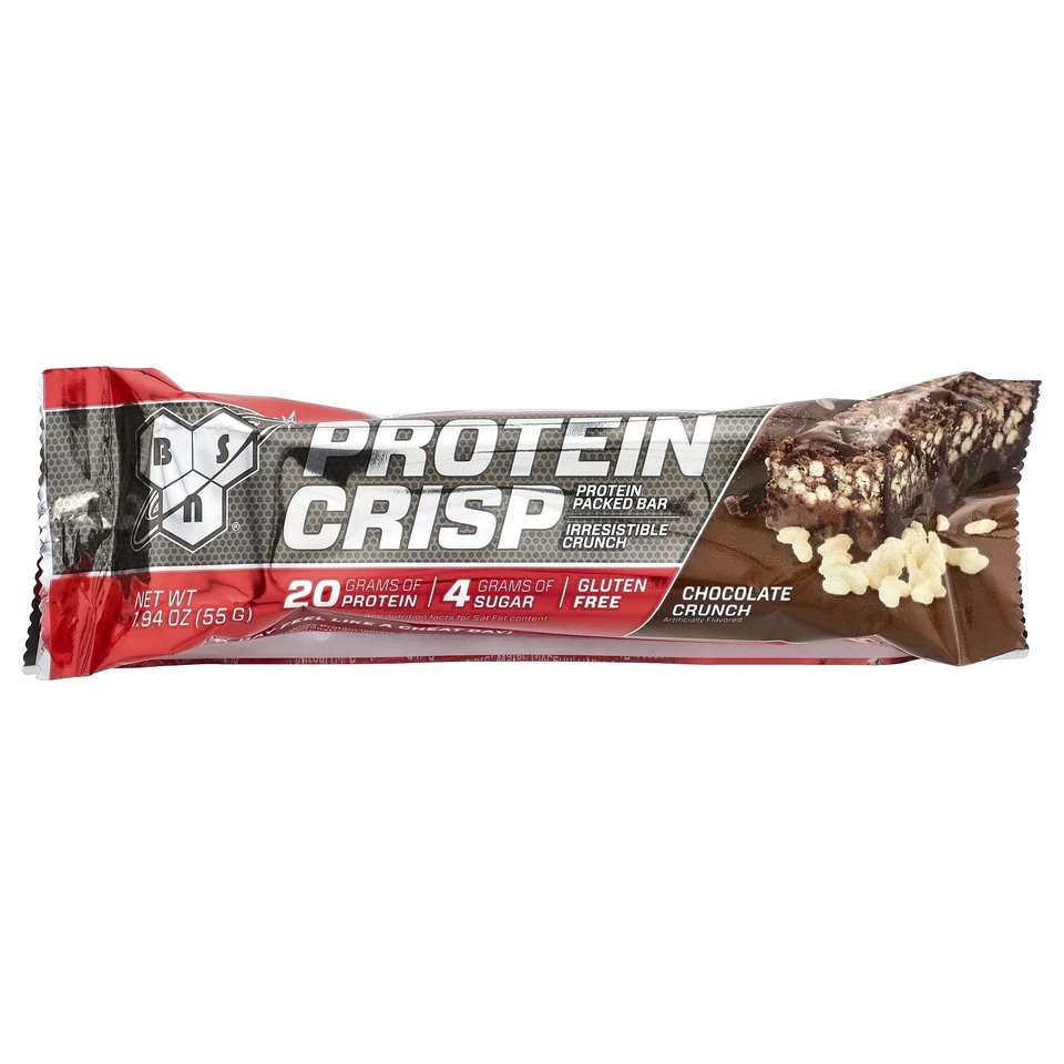 BSN Protein Crisp Bar Chocolate Crunch 12 Barras (Pack de 3) Foto 4 de 4