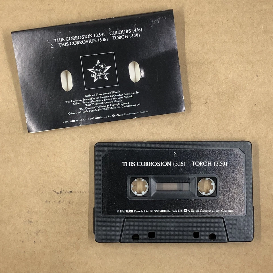 THE SISTERS OF MERCY Cassette Tape 80s Rock Goth THIS CORROSION UK RELEASE - Imagem 3 de 4