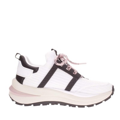 Guess Stoff-Sneaker für Damen, Weiß/Schwarz, Fl7kadfab12